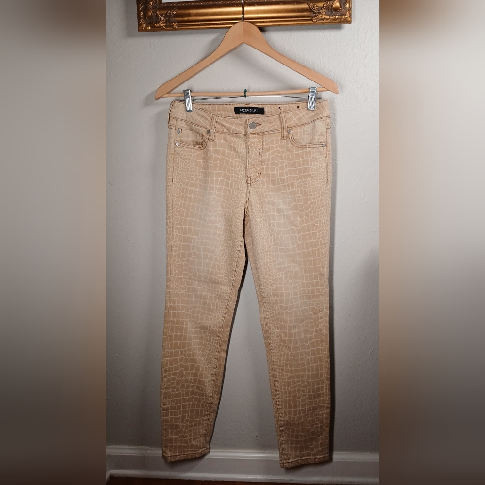 Liverpool Animal Print Jeans